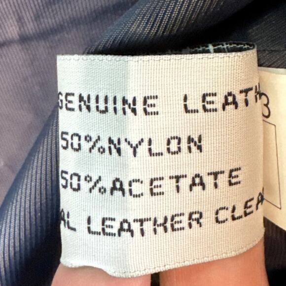 Vintage Y2K Women’s Lambskin Leather Jacket Soft Lambskin Black Blazer SZ S - Picture 11 of 11